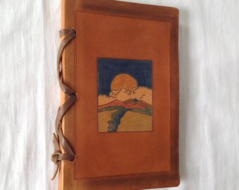 Unused Vintage Leather Bound Journal