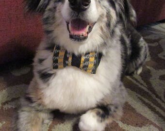 Dog Bow Tie Adjustable Harry Potter House Hufflepuff