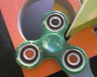 Tri-Spinner Fidget Toy Ceramic EDC Toy Hand Finger Spinner Desk Stress Kids Gift