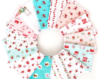 The Simple Life , Little Red Riding Hood & Country Girls mixed fat quarter bundle by Tasha Noel for Riley Blake OOP HTF