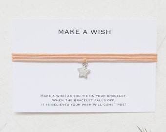 Wish bracelet, make a wish bracelet, friendship bracelet, star bracelet
