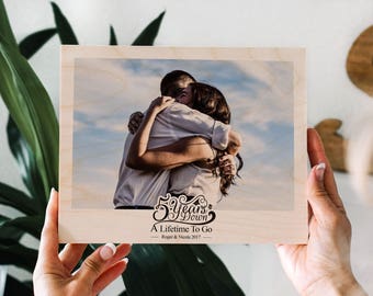 Wood Anniversary Gift For Couples, Wood Anniversary Gift For Her, Wood Anniversary Gift For Him, 5 Year Anniversary, 5th Anniversary