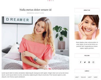 Blogger Template Responsive, Blogger Theme, Premade Blogger Templates, Blogspot Template Minimal, Blogger Blog - Mirmande