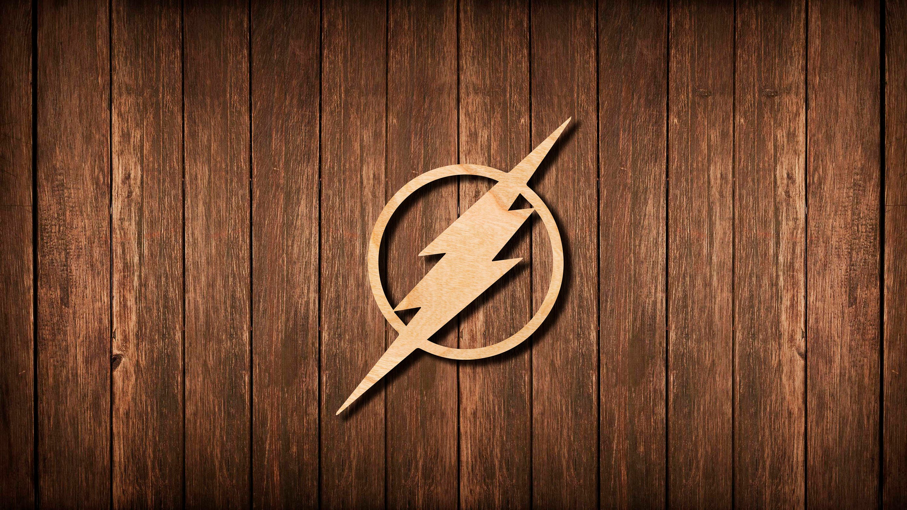 THE FLASH wall sign / logo Wooden Cutout / Silhouette Room