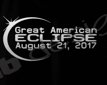 Great American Eclipse 2017 Cut File | SVG | FCM | Studio3 | DXF | Solar Eclipse | Eclipse svg