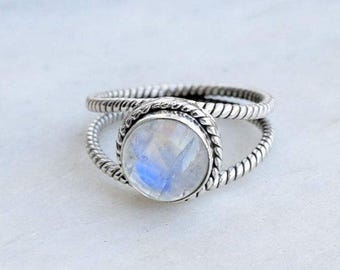 Moonstone ring, 925 Sterling Silver, Sterling Ring, Silver Ring