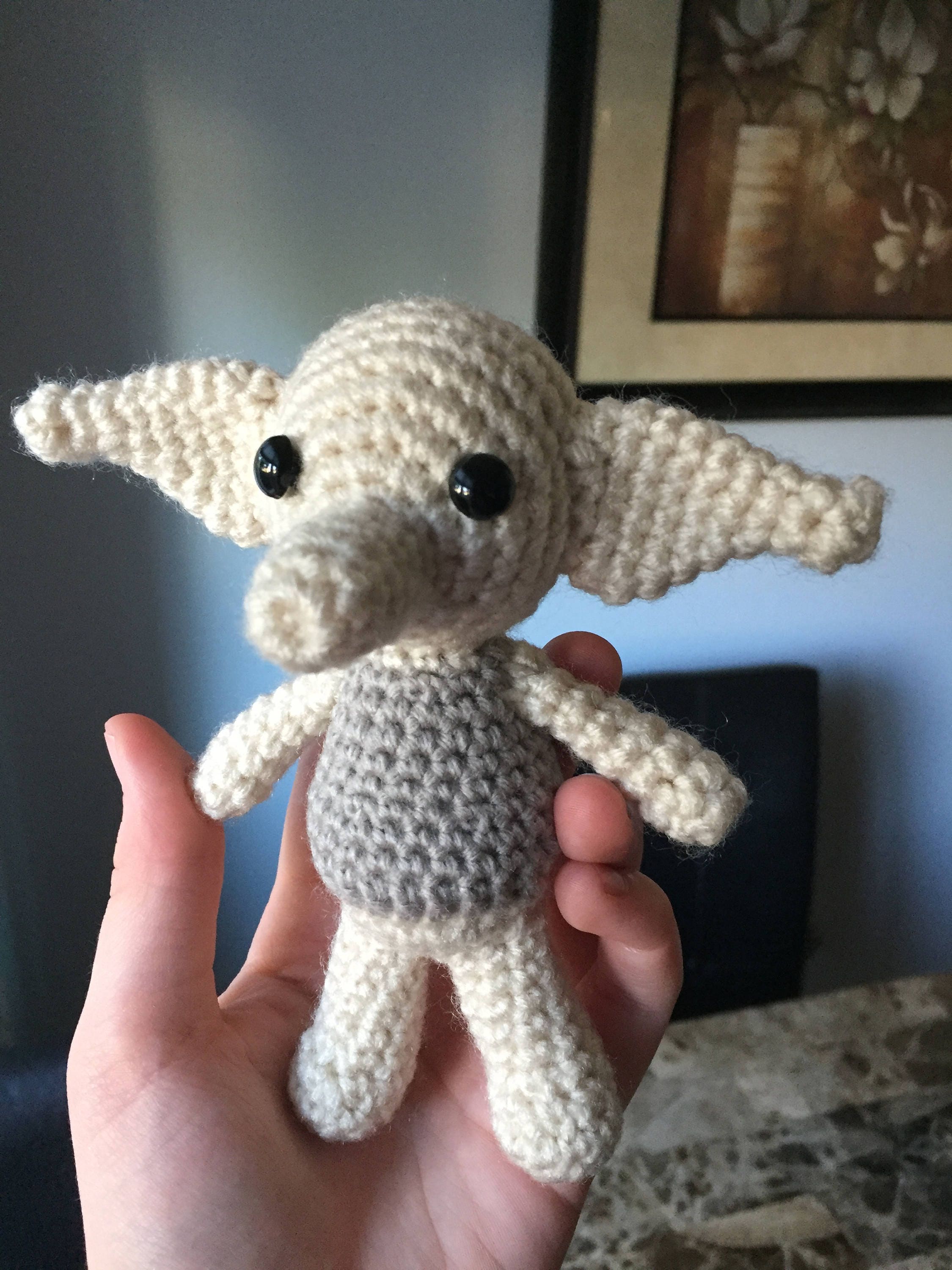 Dobby the House Elf Amigurumi Dobby Crochet Dobby Harry