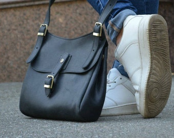 Leather Bag + Leather Shoulder Bag + Leather Shoulder Purse + Handmade Bag + Leather Handbag + Leather Crossbody Bag + Women Messenger Bag
