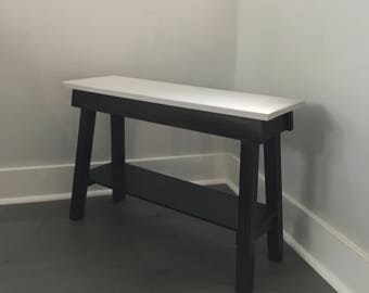 Handmade wooden bench / stool