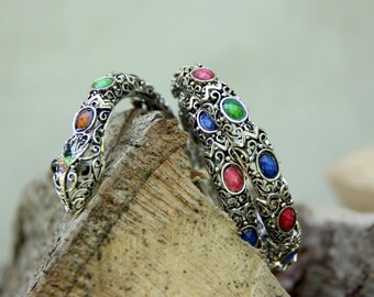 statement snake Jewelry Vintage Bracelet snake Bracelet Vintage snake bangle Silver Jewelry Silver Bracelet Statement Bracelet
