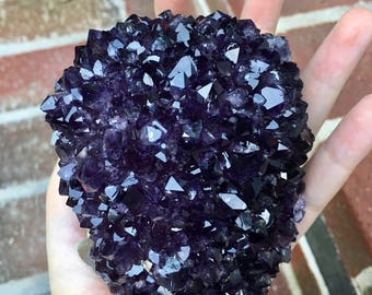 Large Sparkly Amethyst Stalactite Hedgehog