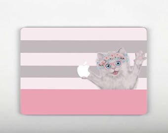 Cat Decal Macbook Keyboard Stickers Retina 13 Skin MacBook Air 13 Decal MacBook 2016 Skin Macbook 12 Sticker Pro 15 Skin Air 11 Sticer RS135