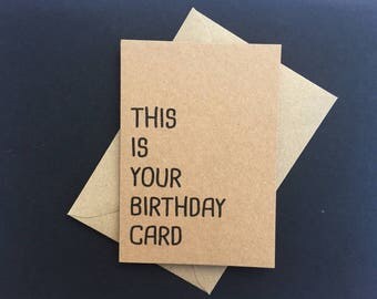 Funny Birthday Card, Happy Birthday Card, Wife Birthday card, Colleague Birthday card, sister Birthday cards , Birthday Boyfriend card,