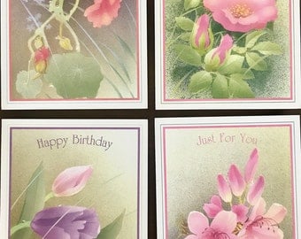 Set of 5 vintage Amity Collection Greeting Cards