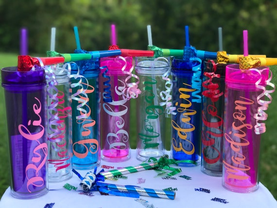 Kids Tumblers Birthday Tumblers Party Tumblers Water