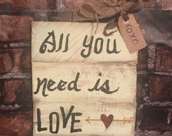 Primitive valentine | Etsy