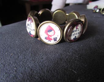 bracelet elastic petit chaperon rouge