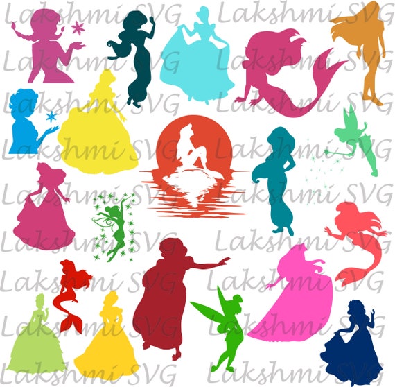 Princess svg,Princess SVG Bundle, princess clipart, disney princess ...