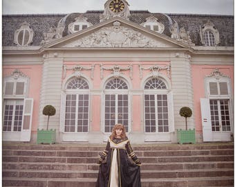 Renaissance dress, Borgia dress, renaissance gown, alternative wedding dress, plus size costume, halloween costume, lucrezia dress, Size XL