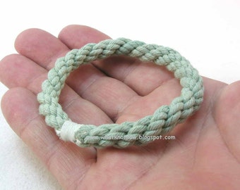 copper green grommet rope bracelets soft bangles rope jewelry nautical style stackable bangles 2700