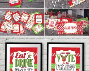 Ugly sweater party | Etsy