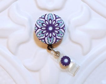 Retractable Badge Holder - Id Badge Holder - Badge Reel Retractable Lanyard - Name Badge Holder - Nurse Id Holder - Teacher Lanyard