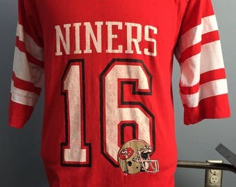 joe montana 49ers t shirt