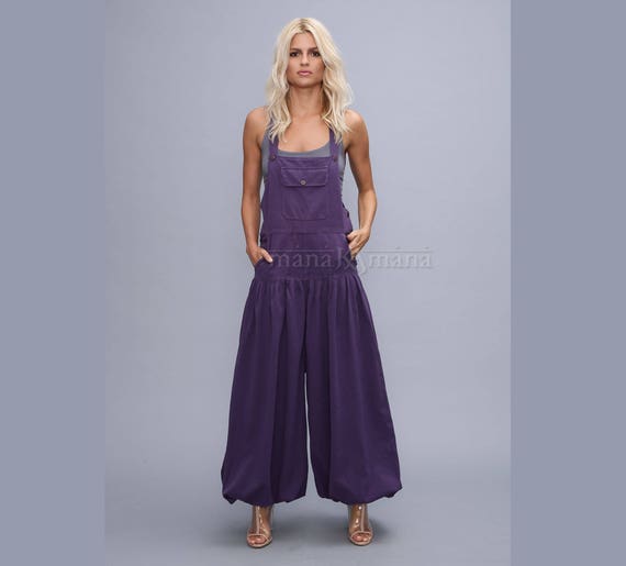 Baggy Jumpsuit Overall Women dungarees Cotton