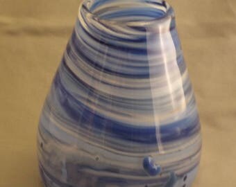 Blue Visage Vase, Mountain