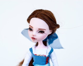 Belle - OOAK Monster High Draculaura Repaint