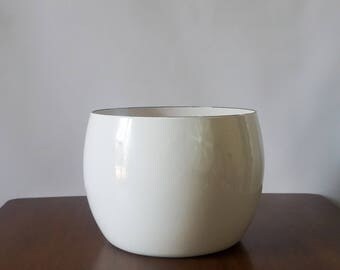 Vintage Dansk Kobenstyle Bowl White Enamelware Jens Quistgaard
