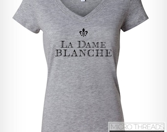 Outlander T-Shirt - La Dame Blanche - Grey T-Shirt - Women's T-Shirt