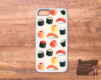 sushi / sushi phone case / sushi iPhone case / iPhone 7 case / iPhone 6 case / iPhone case / iPhone 7 plus case / iPhone 6s case / iPhone 6