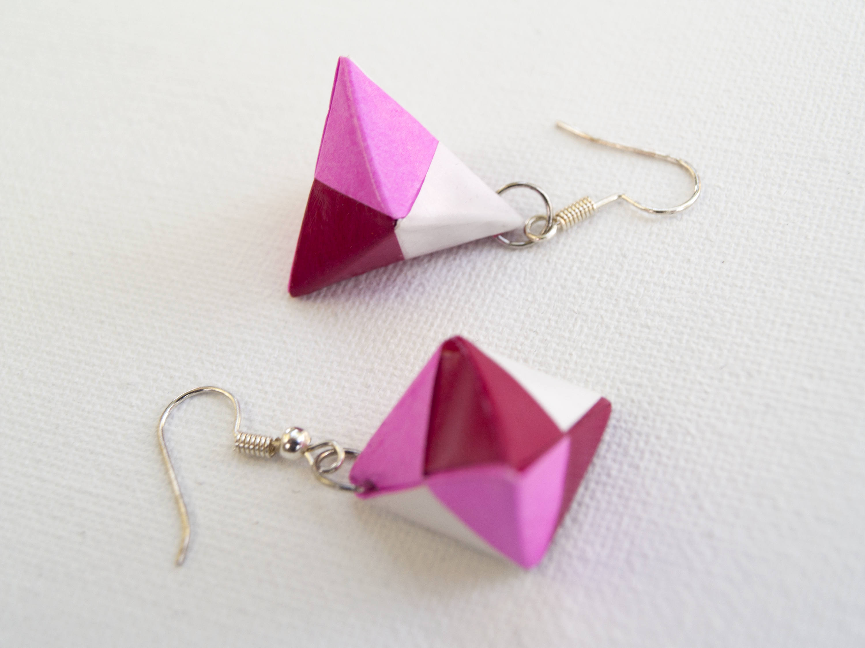 Toshie's Jewel Origami Earrings