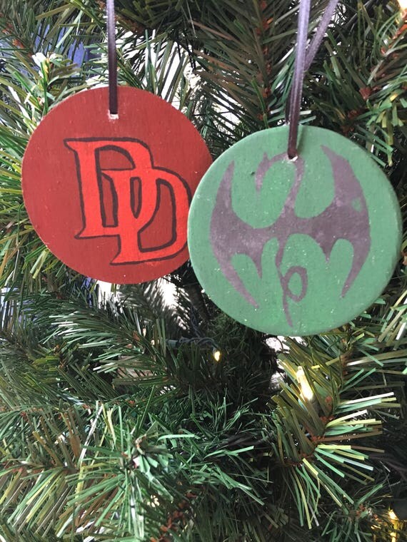 christmas tree ornaments marvel