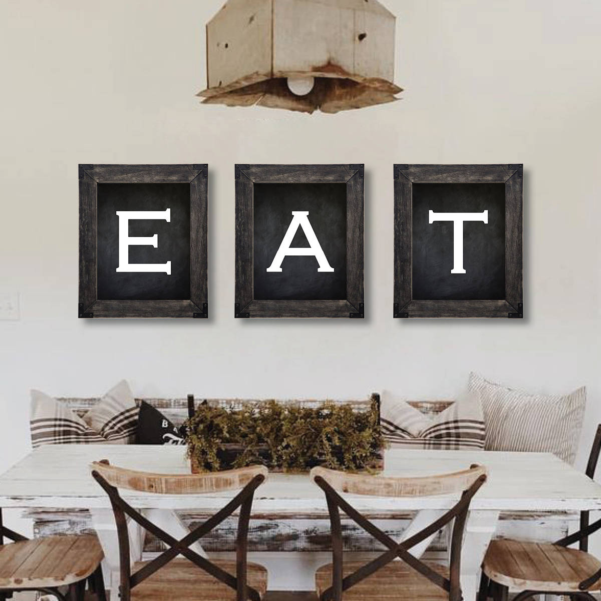 Farmhouse Decor Eat Sign Dining Room Wall Art Farmhouse Sign