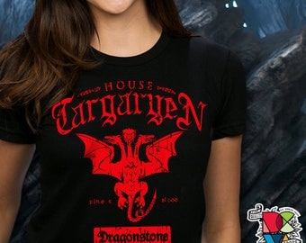 House Targaryen Shirt | Targaryen Shirt | Game of Thrones Shirt | Daenerys Targaryen Shirt | Dragon Shirt | Mens Womens Unisex T Shirt