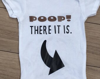 Funny Baby Onesie - Poop Emoji - Emoji Baby Clothes - Unisex Baby Bodysuits