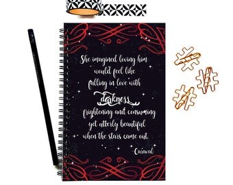 Writing Journal, Caraval Notebook, Bullet Journal, Planner, Spiral Notebook, Sketchbook