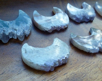 Amethyst Moon Crescent Moon Slices