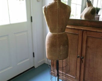 Antique Dress Form Dressmaker Dummy Industrial Mannequin Superior Model