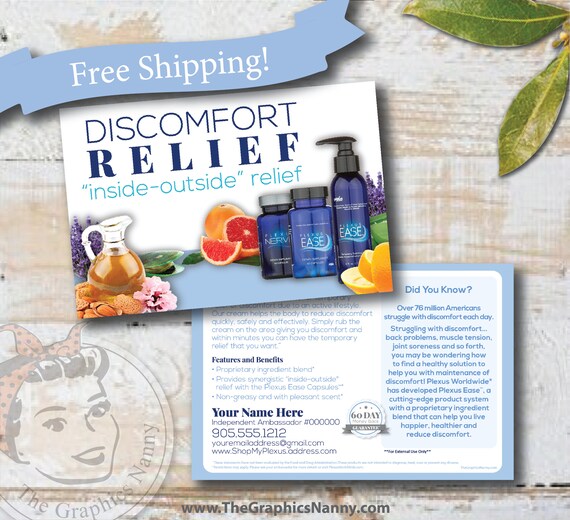 Plexus Ease Sample Postcard Free Shipping
