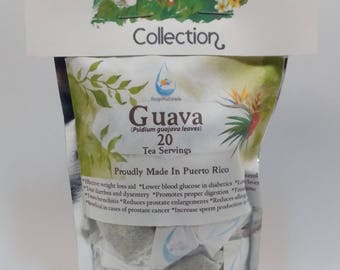 Guava Leaf Tea (Psidium guajava) 20 Servings