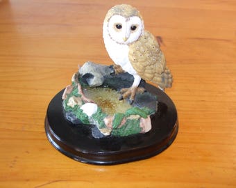 Barn owl figurine | Etsy