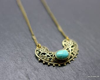 art deco turquoise pendant pendant