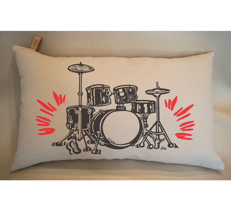 Drum Set Pillow 5 Piece DrumSet Drummer Gifts Drum Practice