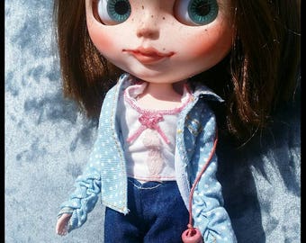 Custom blythe doll 'Tia' layaway available