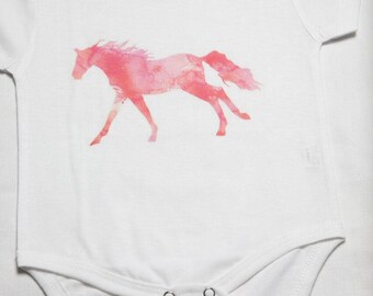 horse baby onesie