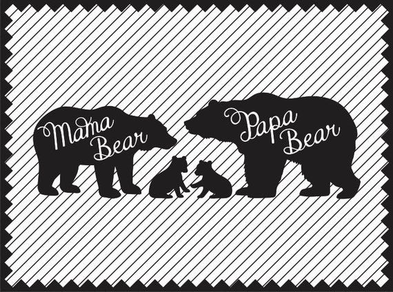 Free Free Papa Bear With Cubs Svg 353 SVG PNG EPS DXF File