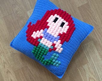 Princess crochet cushion